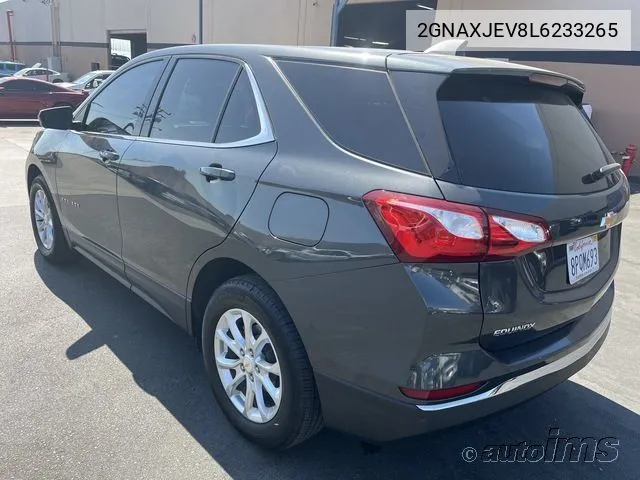 2020 Chevrolet Equinox Fwd 2Fl VIN: 2GNAXJEV8L6233265 Lot: 40613806