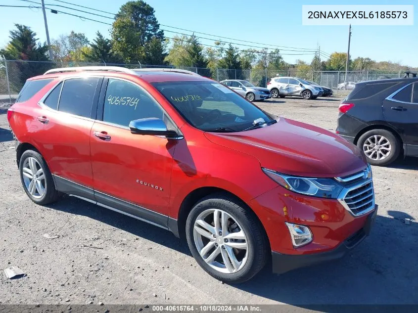 2020 Chevrolet Equinox Awd Premier 2.0L Turbo VIN: 2GNAXYEX5L6185573 Lot: 40615764