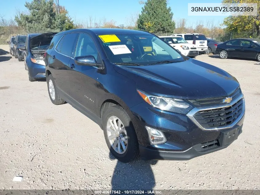 2020 Chevrolet Equinox Awd Lt 1.5L Turbo VIN: 3GNAXUEV2LS582389 Lot: 40617542