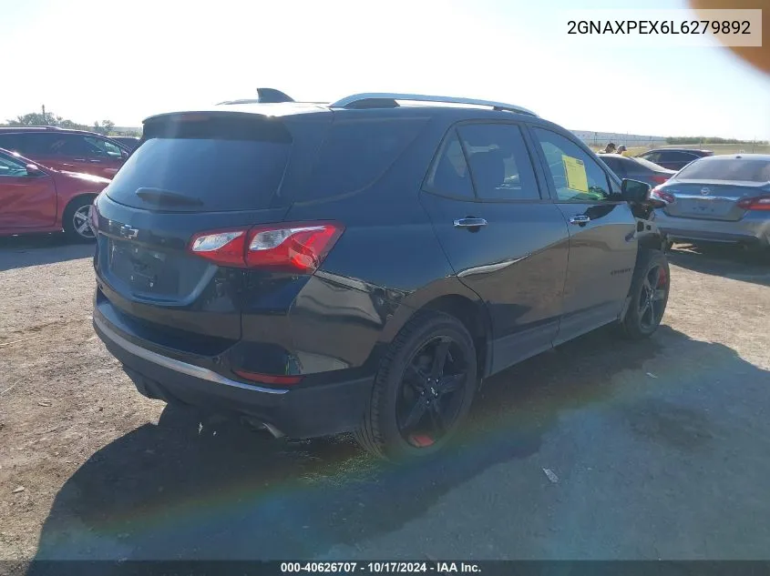 2020 Chevrolet Equinox Fwd Premier 2.0L Turbo VIN: 2GNAXPEX6L6279892 Lot: 40626707