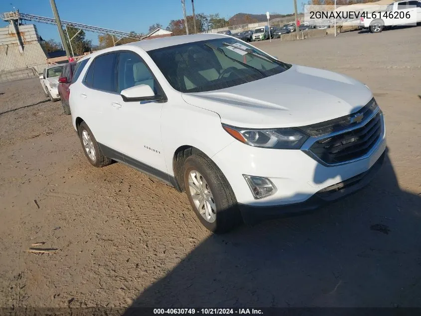 2020 Chevrolet Equinox Awd Lt 1.5L Turbo VIN: 2GNAXUEV4L6146206 Lot: 40630749