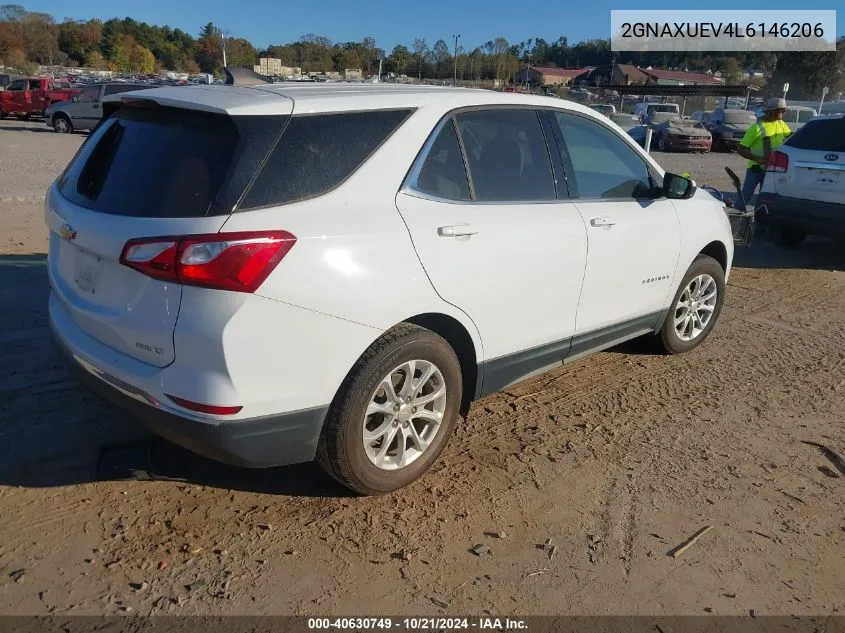 2020 Chevrolet Equinox Awd Lt 1.5L Turbo VIN: 2GNAXUEV4L6146206 Lot: 40630749