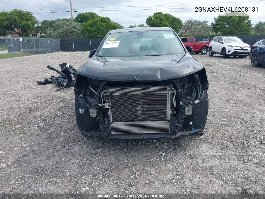 2020 Chevrolet Equinox Fwd Ls VIN: 2GNAXHEV4L6208131 Lot: 40634017