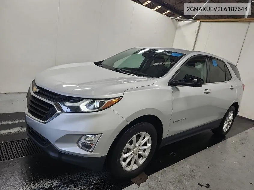 2020 Chevrolet Equinox Awd Lt 1.5L Turbo VIN: 2GNAXUEV2L6187644 Lot: 40637697