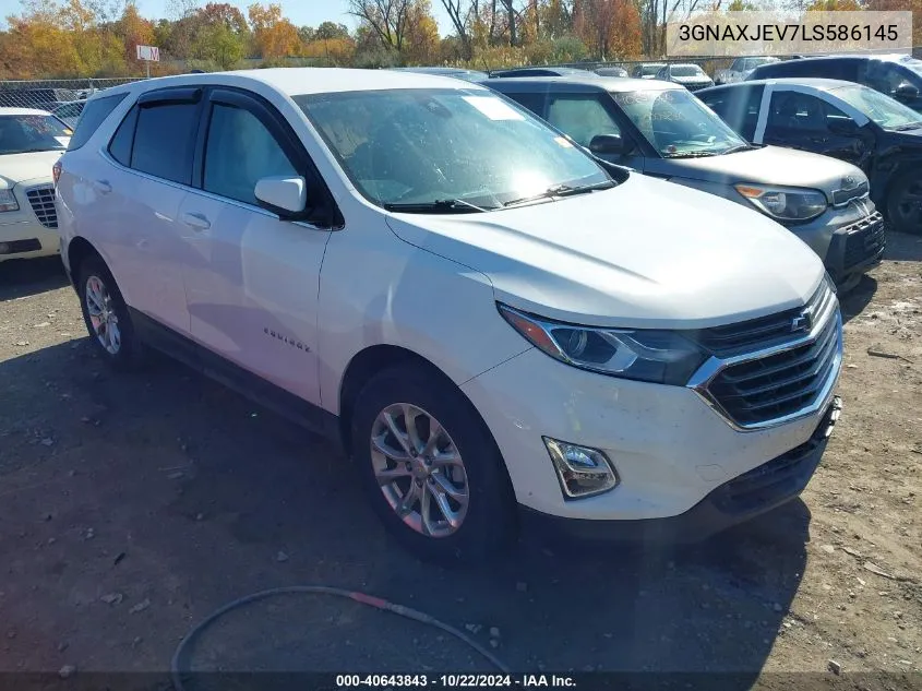 2020 Chevrolet Equinox Fwd 2Fl VIN: 3GNAXJEV7LS586145 Lot: 40643843