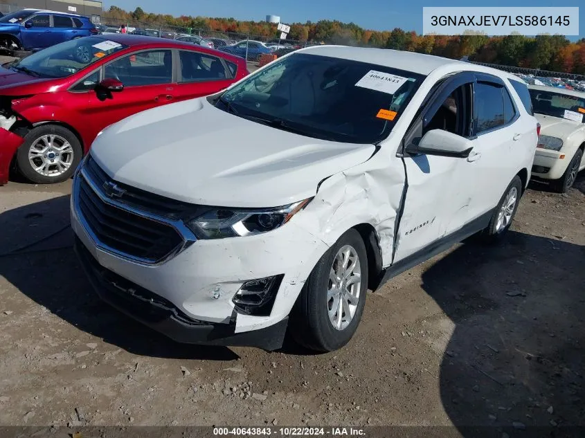 2020 Chevrolet Equinox Fwd 2Fl VIN: 3GNAXJEV7LS586145 Lot: 40643843