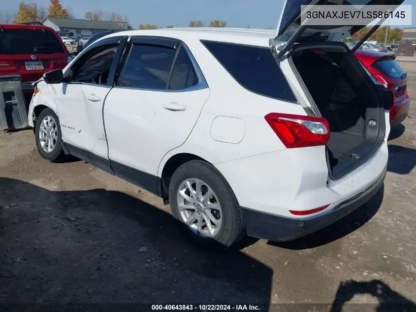 2020 Chevrolet Equinox Fwd 2Fl VIN: 3GNAXJEV7LS586145 Lot: 40643843