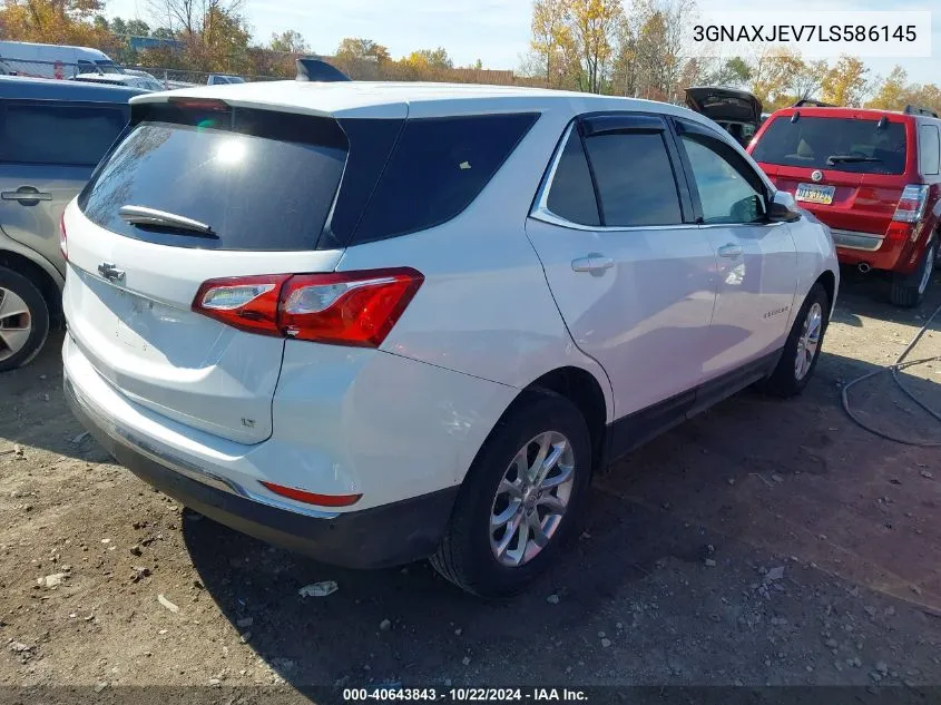 2020 Chevrolet Equinox Fwd 2Fl VIN: 3GNAXJEV7LS586145 Lot: 40643843