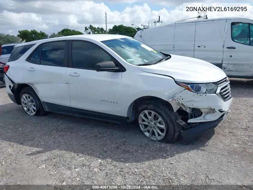 2020 Chevrolet Equinox Fwd Ls VIN: 2GNAXHEV2L6169295 Lot: 40673286