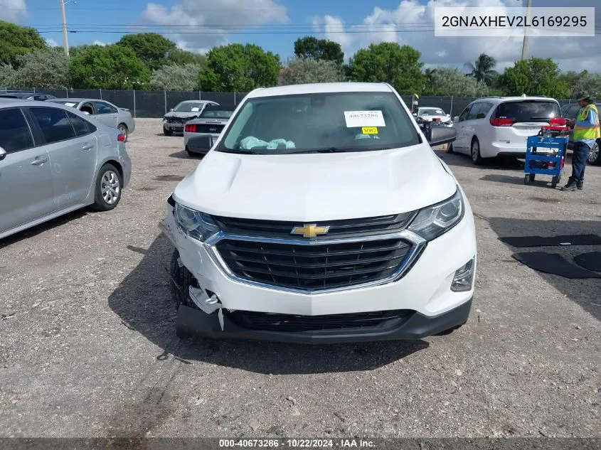 2020 Chevrolet Equinox Fwd Ls VIN: 2GNAXHEV2L6169295 Lot: 40673286