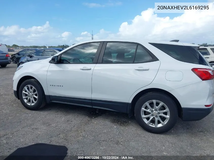 2020 Chevrolet Equinox Fwd Ls VIN: 2GNAXHEV2L6169295 Lot: 40673286