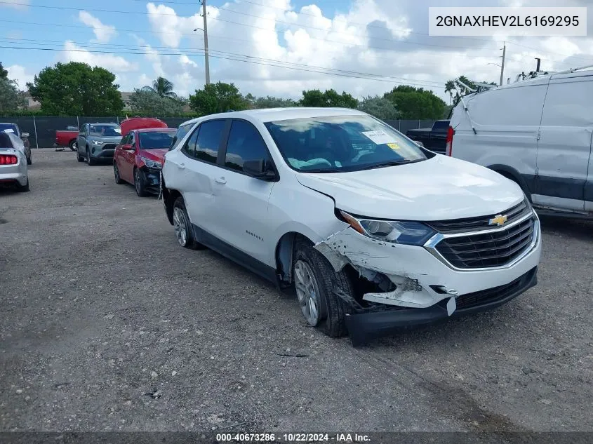 2020 Chevrolet Equinox Fwd Ls VIN: 2GNAXHEV2L6169295 Lot: 40673286