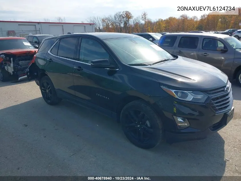 2020 Chevrolet Equinox Awd Lt 1.5L Turbo VIN: 2GNAXUEV7L6124734 Lot: 40678940