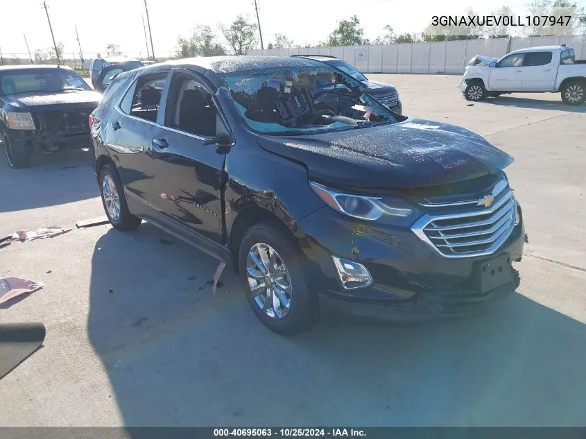 3GNAXUEV0LL107947 2020 Chevrolet Equinox Awd Lt 1.5L Turbo