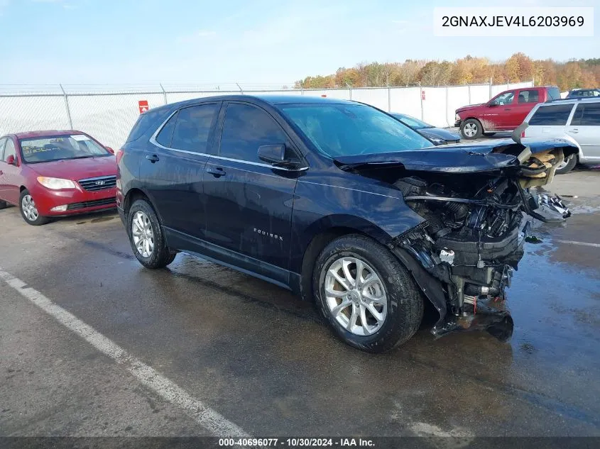 2020 Chevrolet Equinox Fwd 2Fl VIN: 2GNAXJEV4L6203969 Lot: 40696077