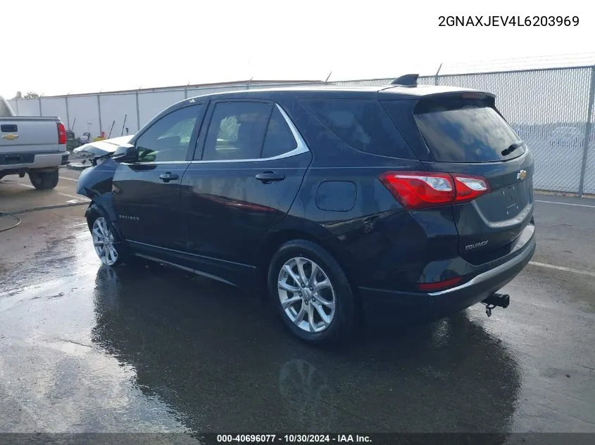 2020 Chevrolet Equinox Fwd 2Fl VIN: 2GNAXJEV4L6203969 Lot: 40696077