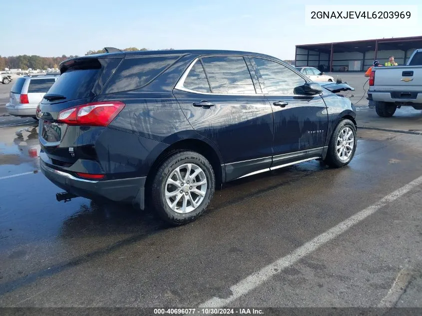 2020 Chevrolet Equinox Fwd 2Fl VIN: 2GNAXJEV4L6203969 Lot: 40696077