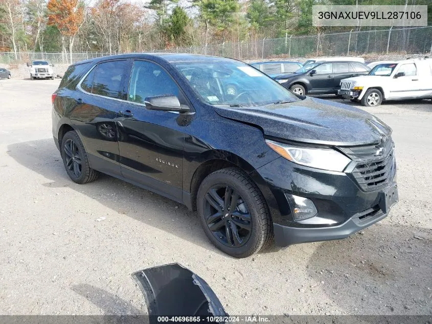 2020 Chevrolet Equinox Awd Lt 1.5L Turbo VIN: 3GNAXUEV9LL287106 Lot: 40696865