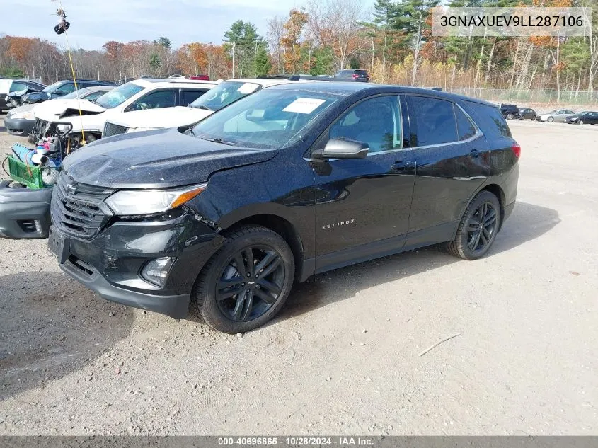 2020 Chevrolet Equinox Awd Lt 1.5L Turbo VIN: 3GNAXUEV9LL287106 Lot: 40696865