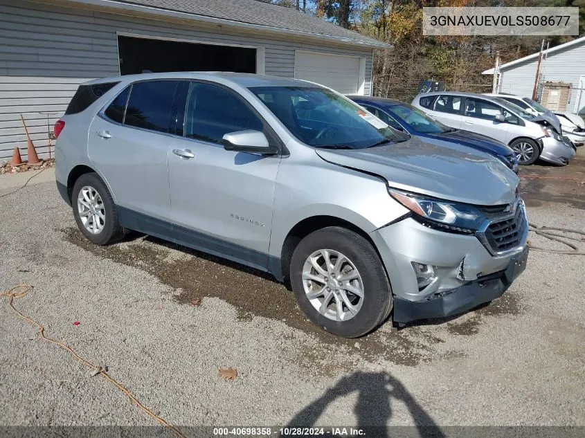 2020 Chevrolet Equinox Awd Lt 1.5L Turbo VIN: 3GNAXUEV0LS508677 Lot: 40698358