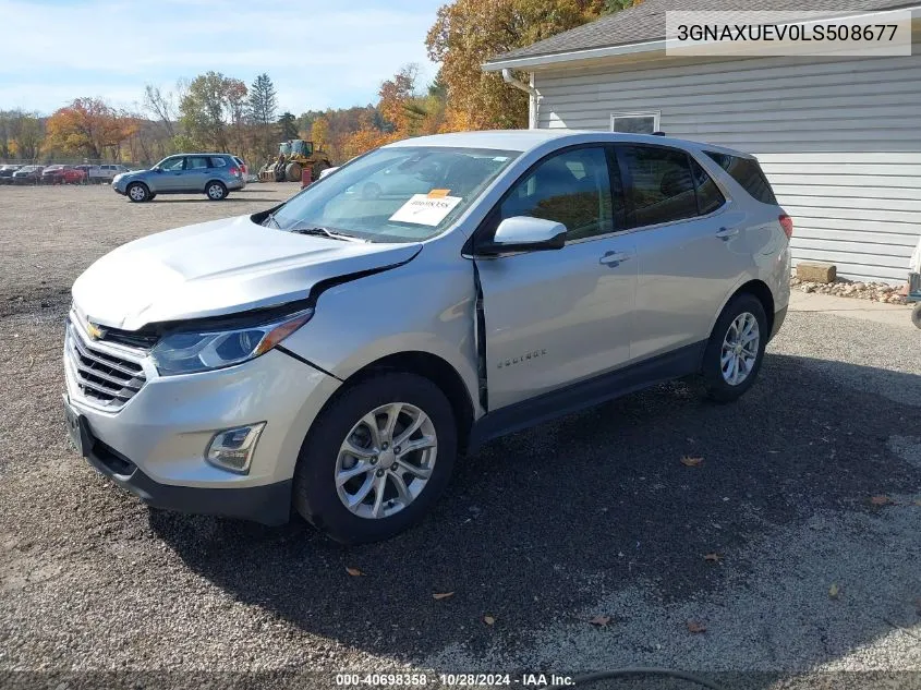 2020 Chevrolet Equinox Awd Lt 1.5L Turbo VIN: 3GNAXUEV0LS508677 Lot: 40698358