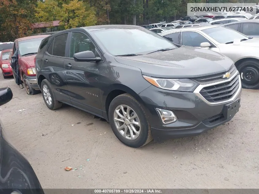 2020 Chevrolet Equinox Fwd Ls VIN: 2GNAXHEV7L6277413 Lot: 40705789