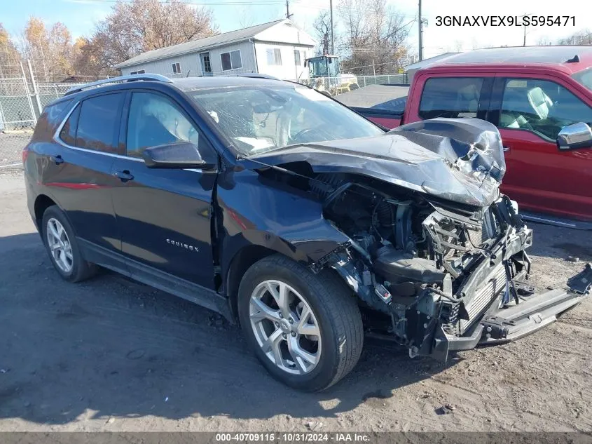 2020 Chevrolet Equinox Awd Lt 2.0L Turbo VIN: 3GNAXVEX9LS595471 Lot: 40709115