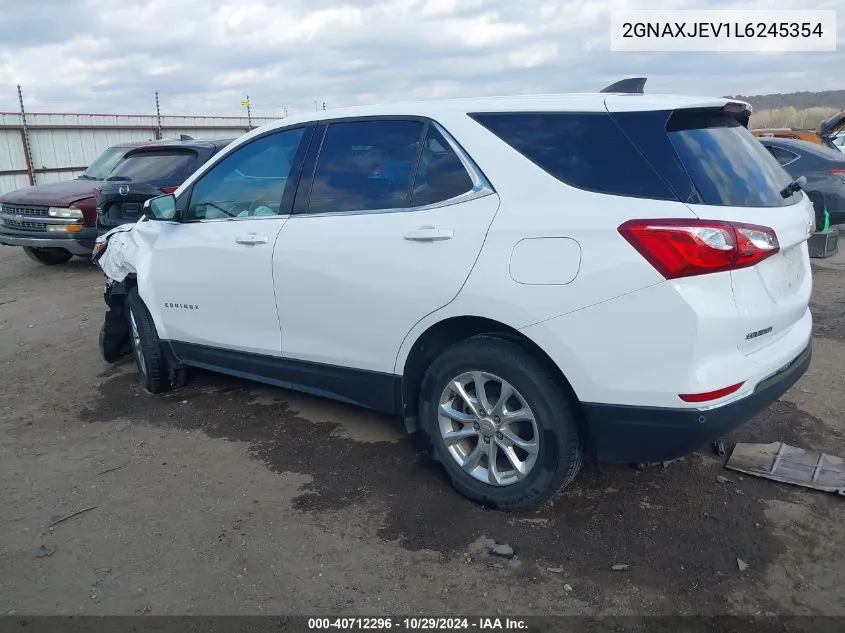 2020 Chevrolet Equinox Fwd 2Fl VIN: 2GNAXJEV1L6245354 Lot: 40712296