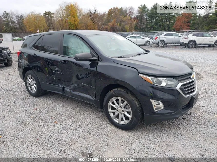 2020 Chevrolet Equinox Awd Ls VIN: 2GNAXSEV5L6148308 Lot: 40712564