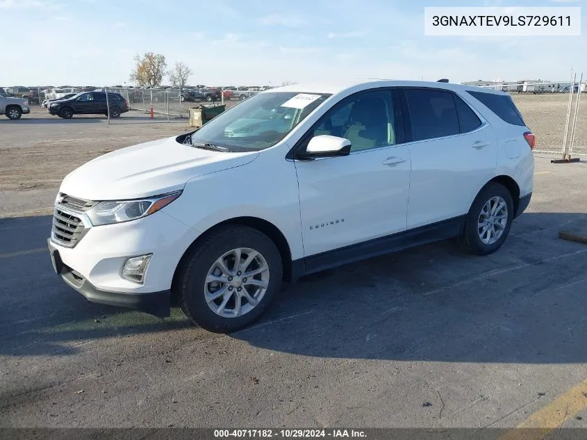 2020 Chevrolet Equinox Awd 2Fl VIN: 3GNAXTEV9LS729611 Lot: 40717182