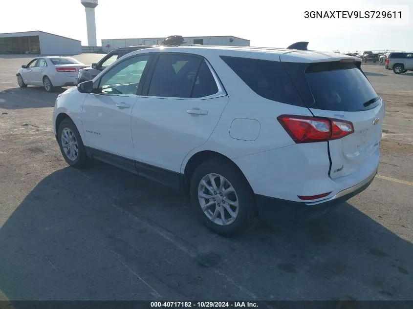 2020 Chevrolet Equinox Awd 2Fl VIN: 3GNAXTEV9LS729611 Lot: 40717182