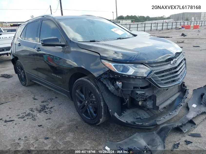 2020 Chevrolet Equinox Awd Lt 2.0L Turbo VIN: 2GNAXVEX7L6178168 Lot: 40719746