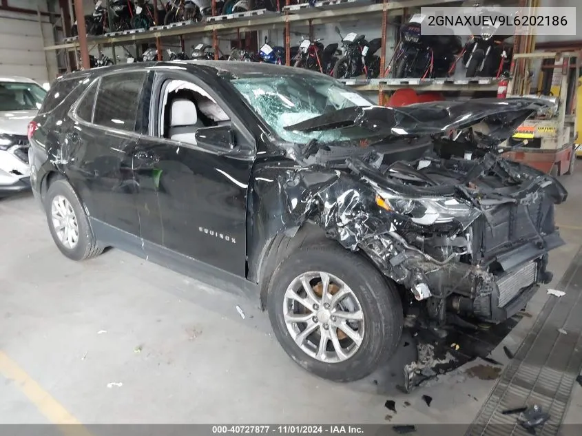 2020 Chevrolet Equinox Awd Lt 1.5L Turbo VIN: 2GNAXUEV9L6202186 Lot: 40727877