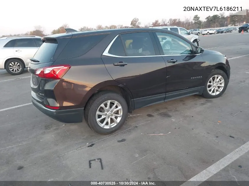 2020 Chevrolet Equinox Awd 2Fl VIN: 2GNAXTEV7L6186211 Lot: 40730525