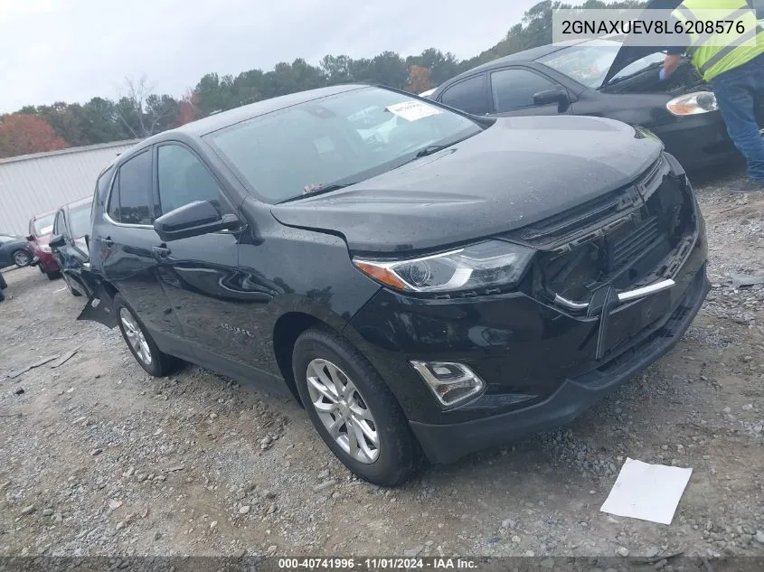 2020 Chevrolet Equinox Awd Lt 1.5L Turbo VIN: 2GNAXUEV8L6208576 Lot: 40741996