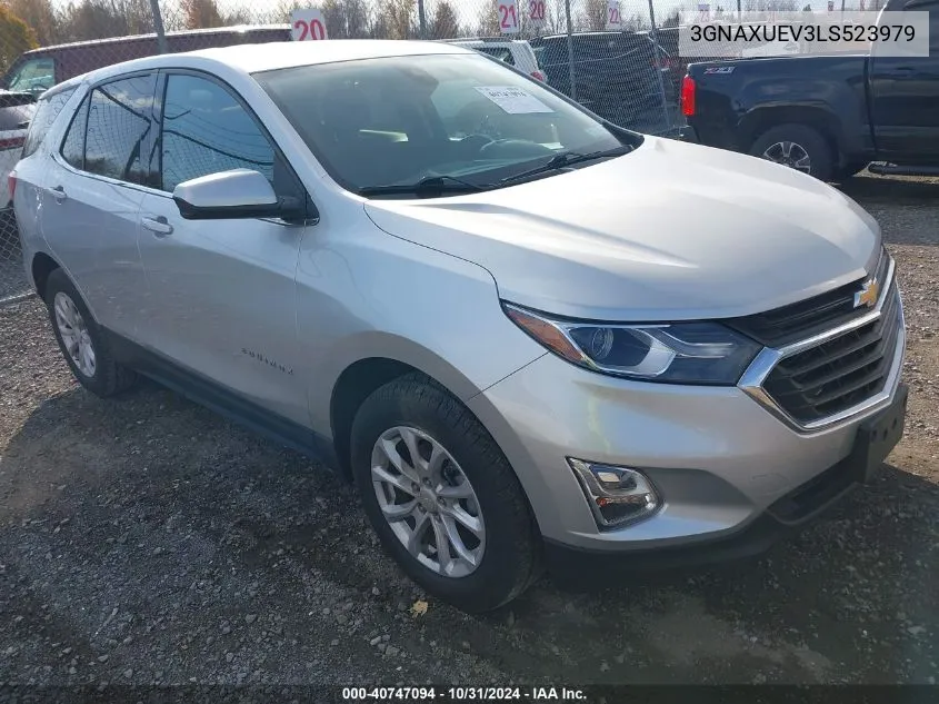 2020 Chevrolet Equinox Awd Lt 1.5L Turbo VIN: 3GNAXUEV3LS523979 Lot: 40747094