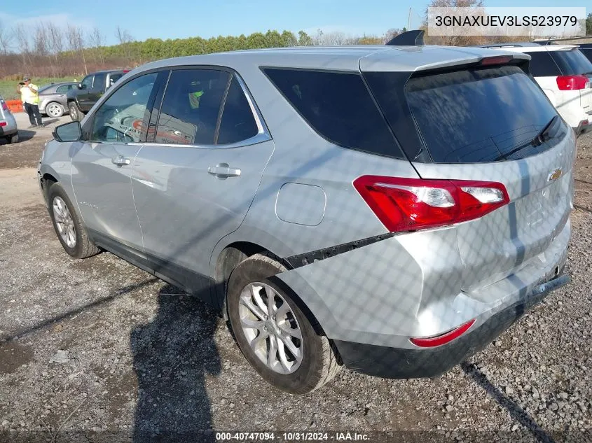 2020 Chevrolet Equinox Awd Lt 1.5L Turbo VIN: 3GNAXUEV3LS523979 Lot: 40747094