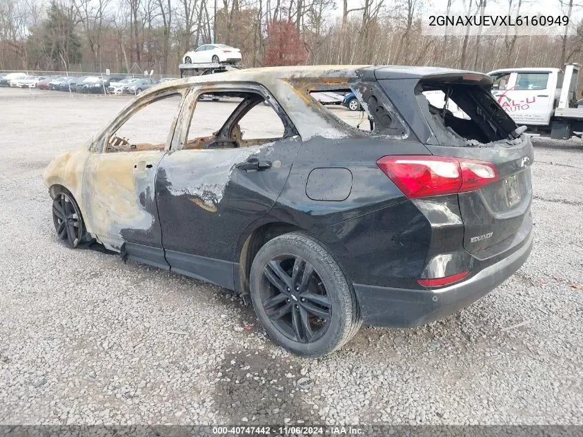 2020 Chevrolet Equinox Awd Lt 1.5L Turbo VIN: 2GNAXUEVXL6160949 Lot: 40747442