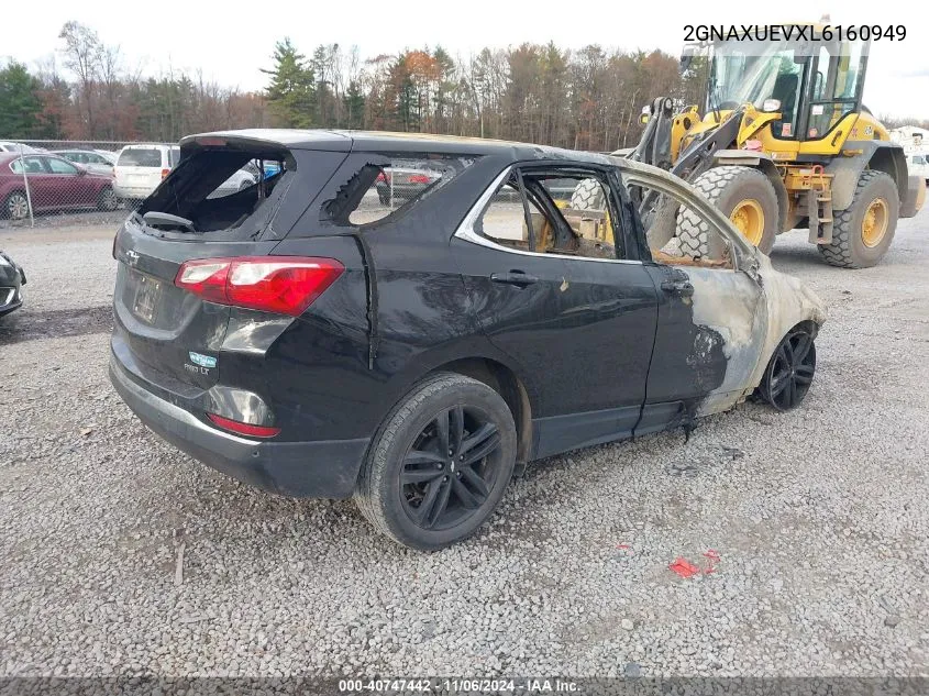 2020 Chevrolet Equinox Awd Lt 1.5L Turbo VIN: 2GNAXUEVXL6160949 Lot: 40747442