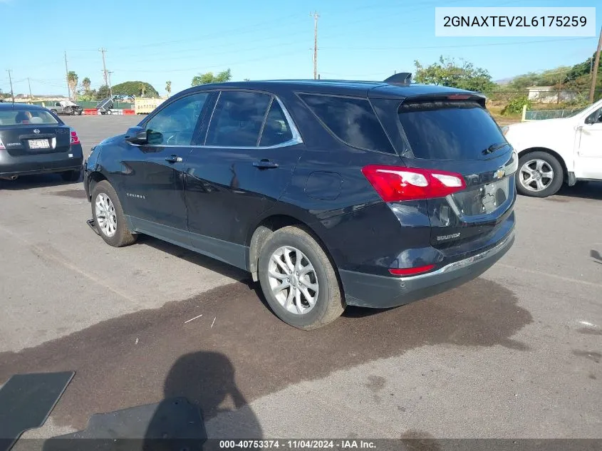 2020 Chevrolet Equinox Awd 2Fl VIN: 2GNAXTEV2L6175259 Lot: 40753374