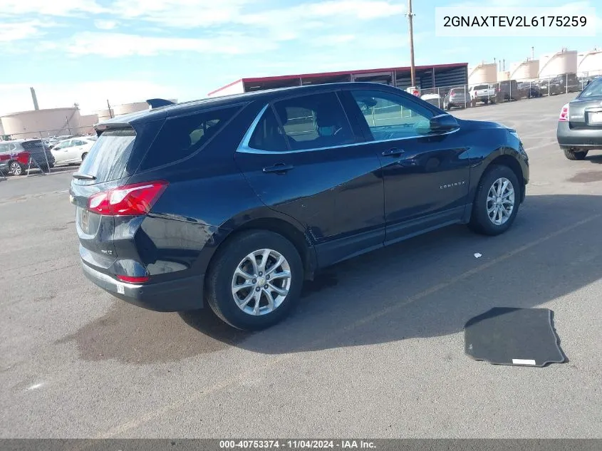 2020 Chevrolet Equinox Awd 2Fl VIN: 2GNAXTEV2L6175259 Lot: 40753374