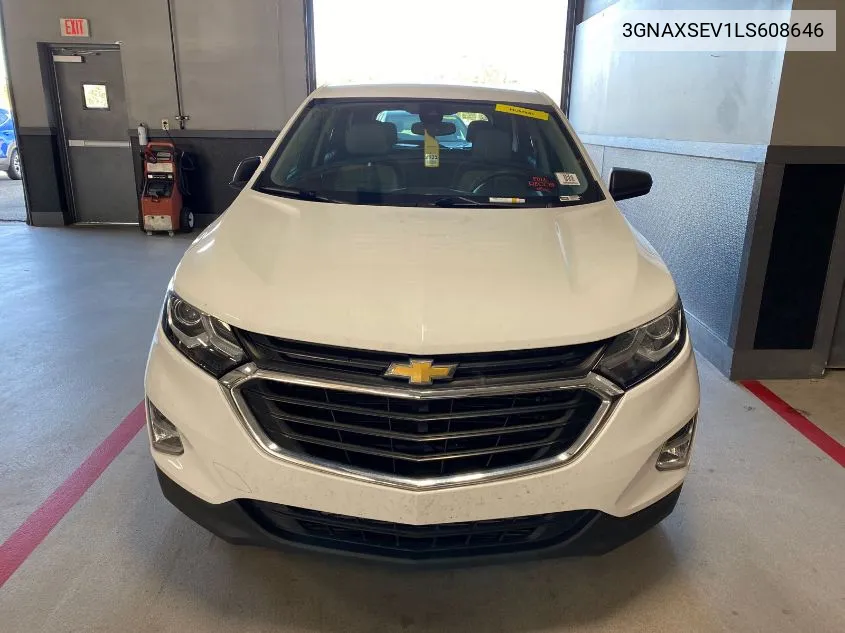 2020 Chevrolet Equinox Awd Ls VIN: 3GNAXSEV1LS608646 Lot: 40757250