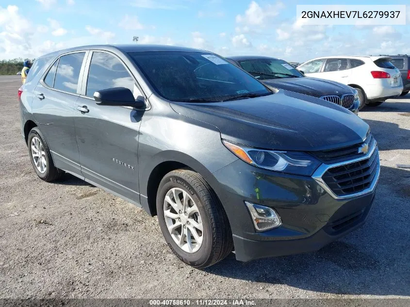 2020 Chevrolet Equinox Fwd Ls VIN: 2GNAXHEV7L6279937 Lot: 40758610