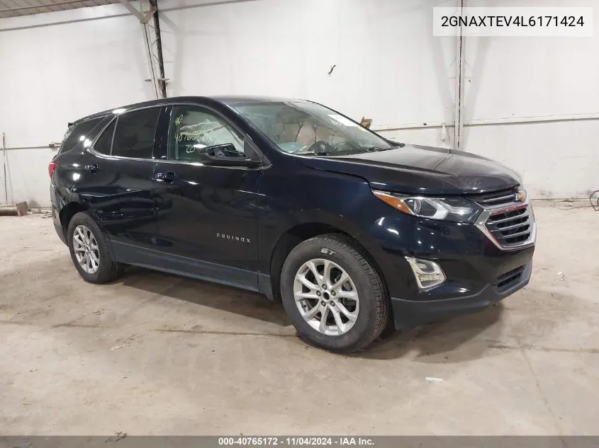 2020 Chevrolet Equinox Awd 2Fl VIN: 2GNAXTEV4L6171424 Lot: 40765172