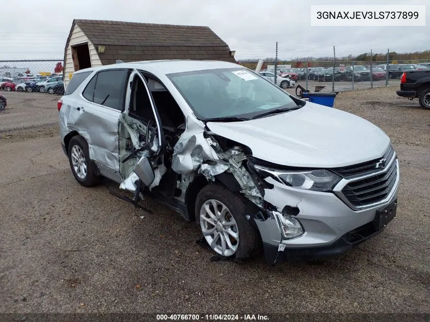 2020 Chevrolet Equinox Fwd 2Fl VIN: 3GNAXJEV3LS737899 Lot: 40766700