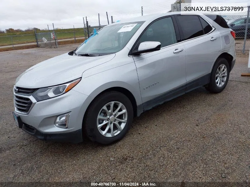 2020 Chevrolet Equinox Fwd 2Fl VIN: 3GNAXJEV3LS737899 Lot: 40766700