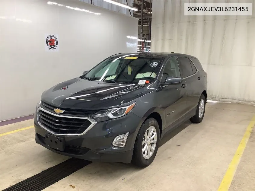 2020 Chevrolet Equinox Lt VIN: 2GNAXJEV3L6231455 Lot: 40771698