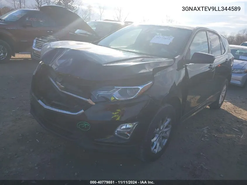 2020 Chevrolet Equinox Awd 2Fl VIN: 3GNAXTEV9LL344589 Lot: 40779851