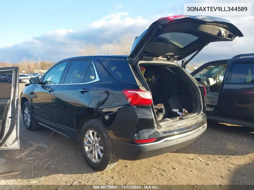 2020 Chevrolet Equinox Awd 2Fl VIN: 3GNAXTEV9LL344589 Lot: 40779851