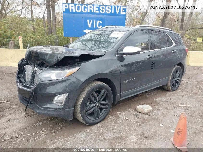 2020 Chevrolet Equinox Awd Premier 2.0L Turbo VIN: 2GNAXYEX7L6276747 Lot: 40780736